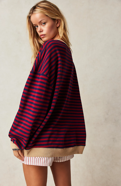 Gayatri Oversized Striped Sweater