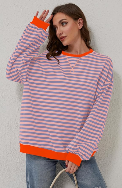 Gayatri Oversized Striped Sweater