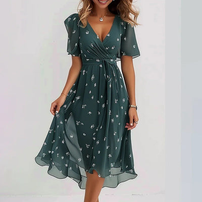 Juniper™ Elegant Short Sleeve Dress