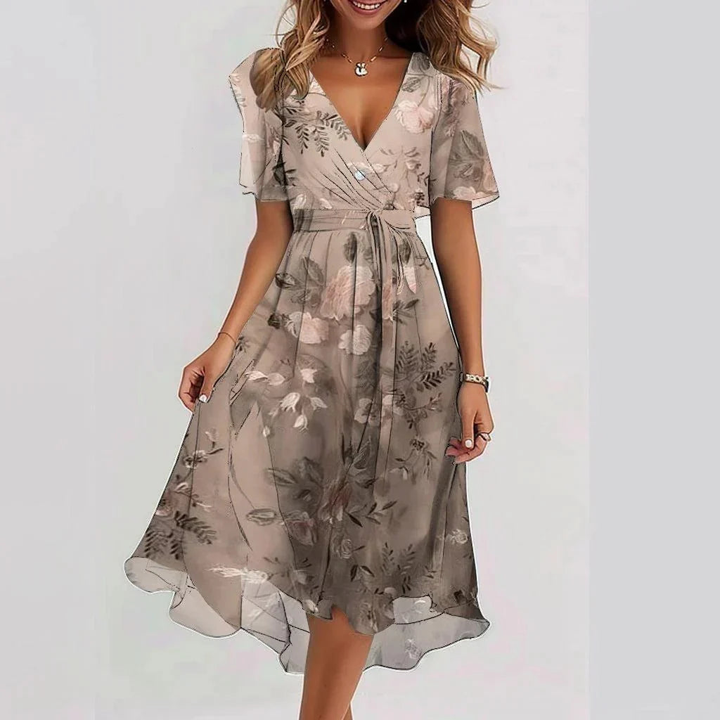 Juniper™ Elegant Short Sleeve Dress