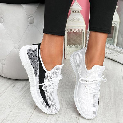 Sarika™ Breathable Lightweight Lace-Up Sneakers