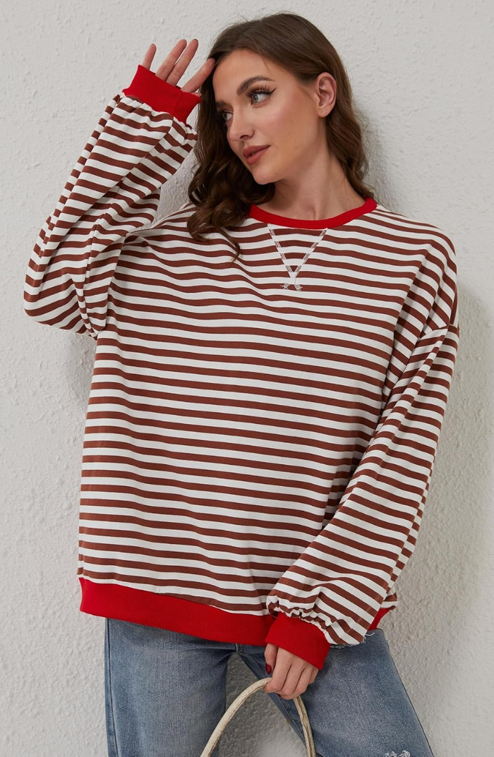 Gayatri Oversized Striped Sweater