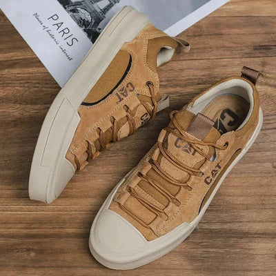 Chitaksh™ Urban Stride Leather Sneakers