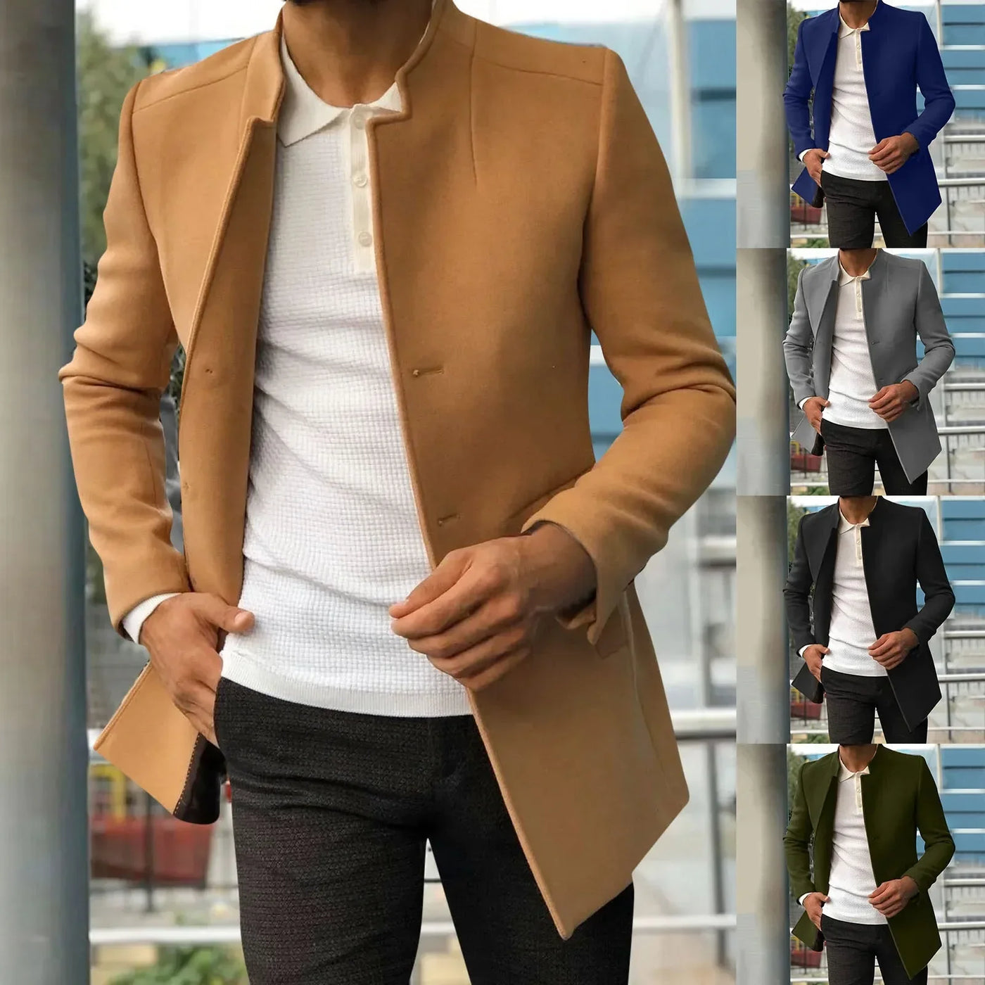 Kamal™ Single-breasted Coat