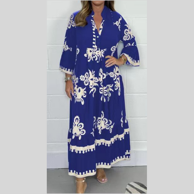 Krisha™ Elegant Printed Ladies Dress