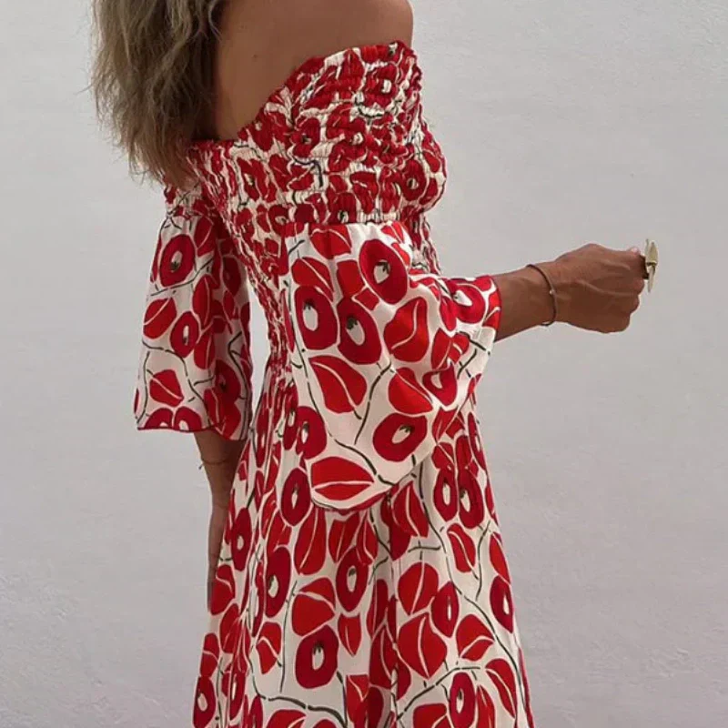 Lalita™ Off-Shoulder Flower Maxi Dress