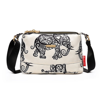 Dayita™ Printed Multi-pocket Crossbody Bag