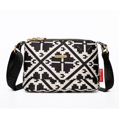 Dayita™ Printed Multi-pocket Crossbody Bag