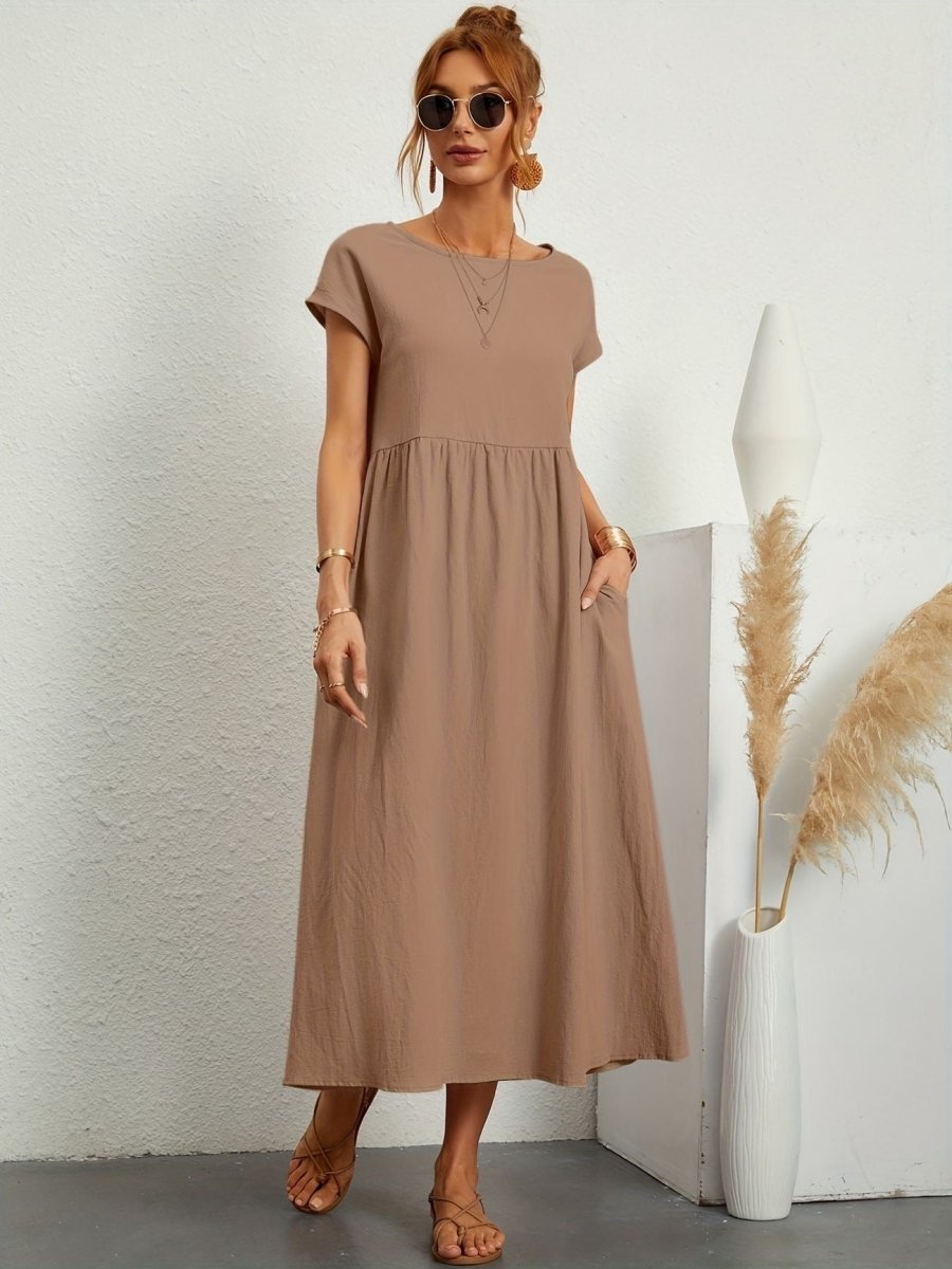 Shylah - O-Neck Casual Summer Dress