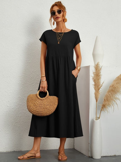 Shylah - O-Neck Casual Summer Dress