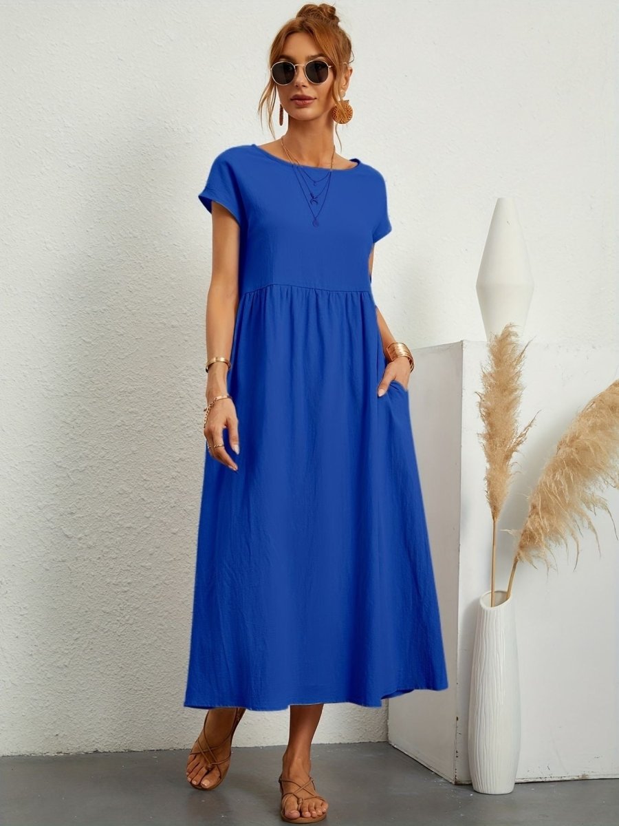 Shylah - O-Neck Casual Summer Dress