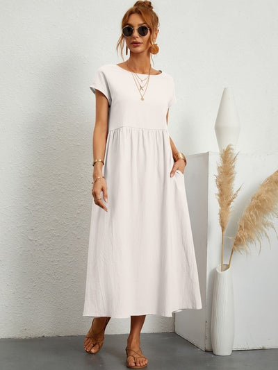 Shylah - O-Neck Casual Summer Dress