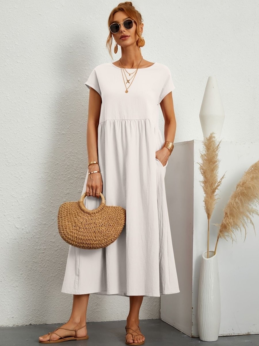 Shylah - O-Neck Casual Summer Dress